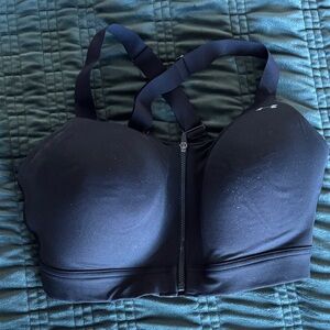 Under Armour Black Zipper Sports Bra
